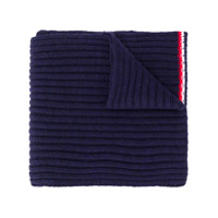 Rossignol Cachecol de tricô com patch de logo - Azul