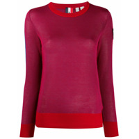 Rossignol Suéter bicolor de tricô - Vermelho