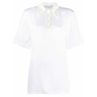 Rowen Rose Camisa mangas curtas com colarinho - Branco