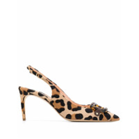 Rupert Sanderson Scarpin Allen com estampa de leopardo - Neutro