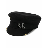 Ruslan Baginskiy embroidered logo sailor hat - Preto