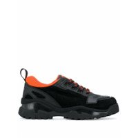 RZ studio Tênis cano baixo com recortes - Preto