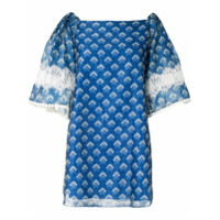 Sachin & Babi Vestido com estampa gráfica - Azul