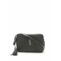 Saint Laurent Bolsa crossbody Lou de couro - Cinza