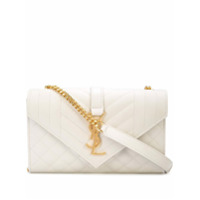 Saint Laurent Bolsa envelope pequena - Branco