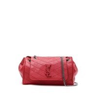 Saint Laurent Bolsa Nolita de couro - Vermelho