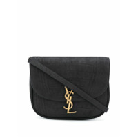 Saint Laurent Bolsa tiracolo Kaia monogramada - Preto