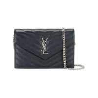 Saint Laurent Bolsa tiracolo Monogramme mini - Azul