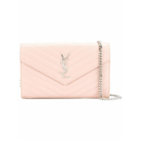 Saint Laurent Bolsa tiracolo Monogramme mini - Rosa