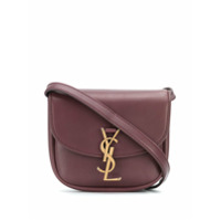 Saint Laurent Bolsa transversal Kaia com logo - Roxo