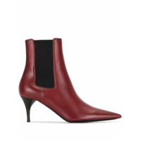 Saint Laurent Bota Lexi com salto 65mm - Vermelho