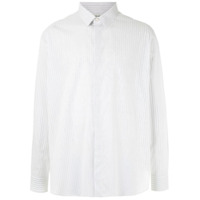 Saint Laurent Camisa Classique listrada - Branco