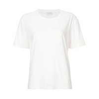 Saint Laurent Camiseta com bordado de logo - Branco