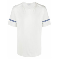 Saint Laurent Camiseta com efeito destroyed - Cinza