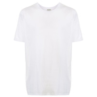 Saint Laurent Camiseta decote careca - Branco