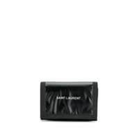 Saint Laurent Carteira com estampa de logo - Preto