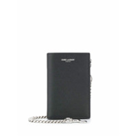 Saint Laurent Carteira com estampa de logo - Preto