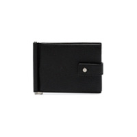 Saint Laurent Carteira de couro 'Bill Clip' - Preto