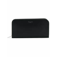 Saint Laurent Carteira para de couro com logo - Preto
