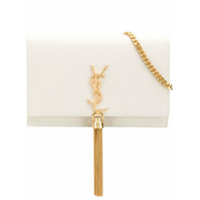 Saint Laurent Clutch 'Kate' de couro - Branco