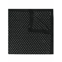 Saint Laurent Echarpe com estampa de âncora - Preto