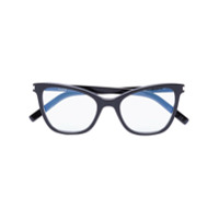 Saint Laurent Eyewear Armação de óculos gatinho - Preto