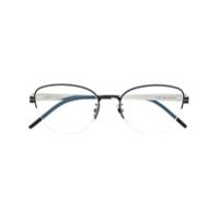 Saint Laurent Eyewear Armação de óculos oval - 004