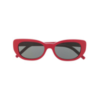 Saint Laurent Eyewear Armação de óculos redonda SL316 Betty - Vermelho