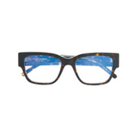 Saint Laurent Eyewear Armação de óculos 'SLM20 002' - Marrom