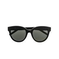 Saint Laurent Eyewear Óculos de sol arredondado - Preto