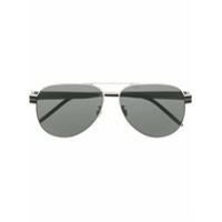 Saint Laurent Eyewear Óculos de sol aviador - Prateado