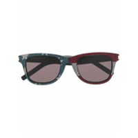 Saint Laurent Eyewear Óculos de sol 'CL SL 51 US' com cristais - Preto