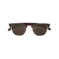 Saint Laurent Eyewear Óculos de sol Clubmaster - Marrom