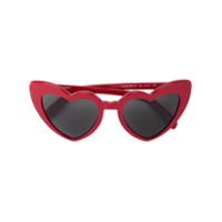 Saint Laurent Eyewear Óculos de sol de coração - Vermelho