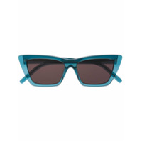 Saint Laurent Eyewear Óculos de sol gatinho - Azul
