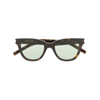 Saint Laurent Eyewear Óculos de sol gatinho - Marrom