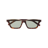 Saint Laurent Eyewear Óculos de sol gatinho - Marrom