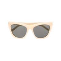 Saint Laurent Eyewear Óculos de sol gatinho - Neutro