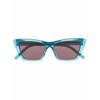 Saint Laurent Eyewear Óculos de sol gatinho New Wave - Azul