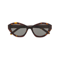 Saint Laurent Eyewear Óculos de sol gatinho SLM60 preto