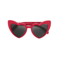 Saint Laurent Eyewear Óculos de sol 'Heart' - Vermelho