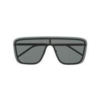 Saint Laurent Eyewear Óculos de sol New Wave SL1 Mask - Preto