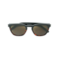 Saint Laurent Eyewear Óculos de sol oval - Preto