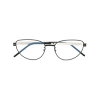 Saint Laurent Eyewear Óculos de sol oval SLM52 - Preto