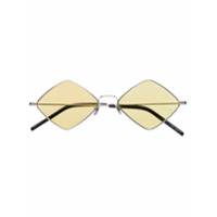 Saint Laurent Eyewear Óculos de sol quadrado Lisa - Metálico