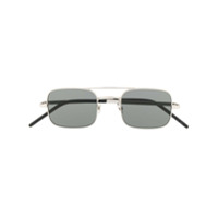 Saint Laurent Eyewear Óculos de sol quadrado - Prateado