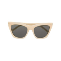 Saint Laurent Eyewear Óculos de sol quadrado SL214 - Neutro