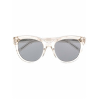 Saint Laurent Eyewear Óculos de sol redondo - Neutro