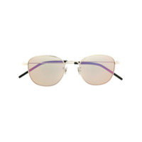 Saint Laurent Eyewear Óculos de sol redondo - Prateado