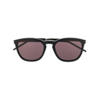 Saint Laurent Eyewear Óculos de sol redondo preto